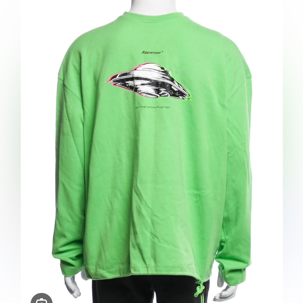 ADER ERROR Mock Neck Long Sleeve Sweatshirt